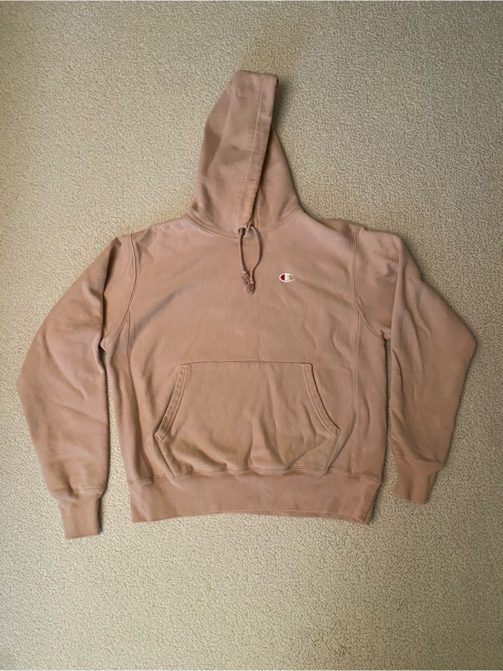 Champion Pink Rose Hooded Sweatshirt - Unisex Medium